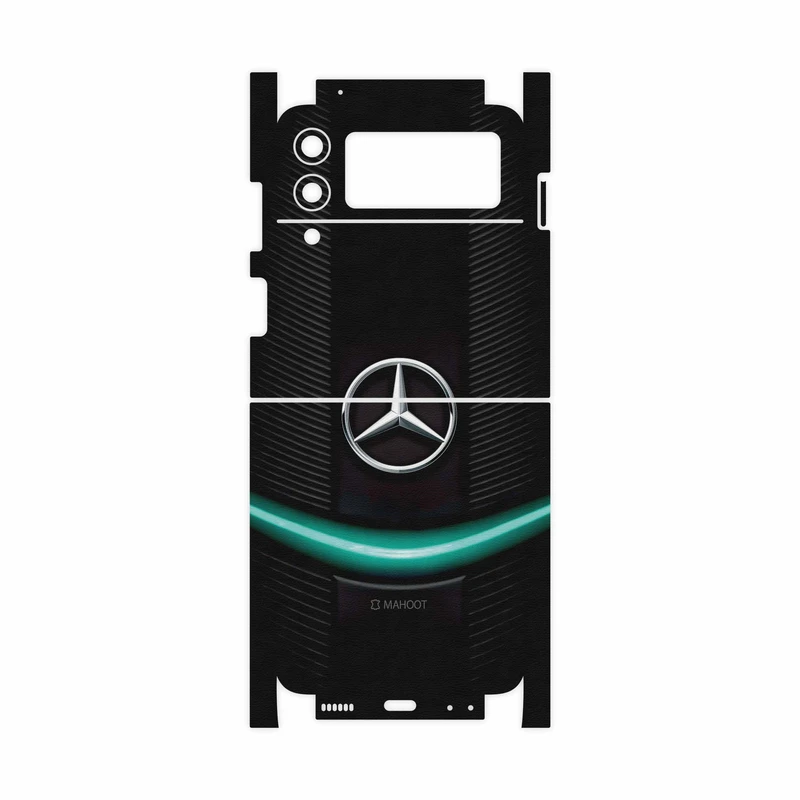 برچسب پوششی ماهوت مدل Mercedes-Benz-FullSkin مناسب برای گوشی موبایل سامسونگ Galaxy Z Flip3 5G