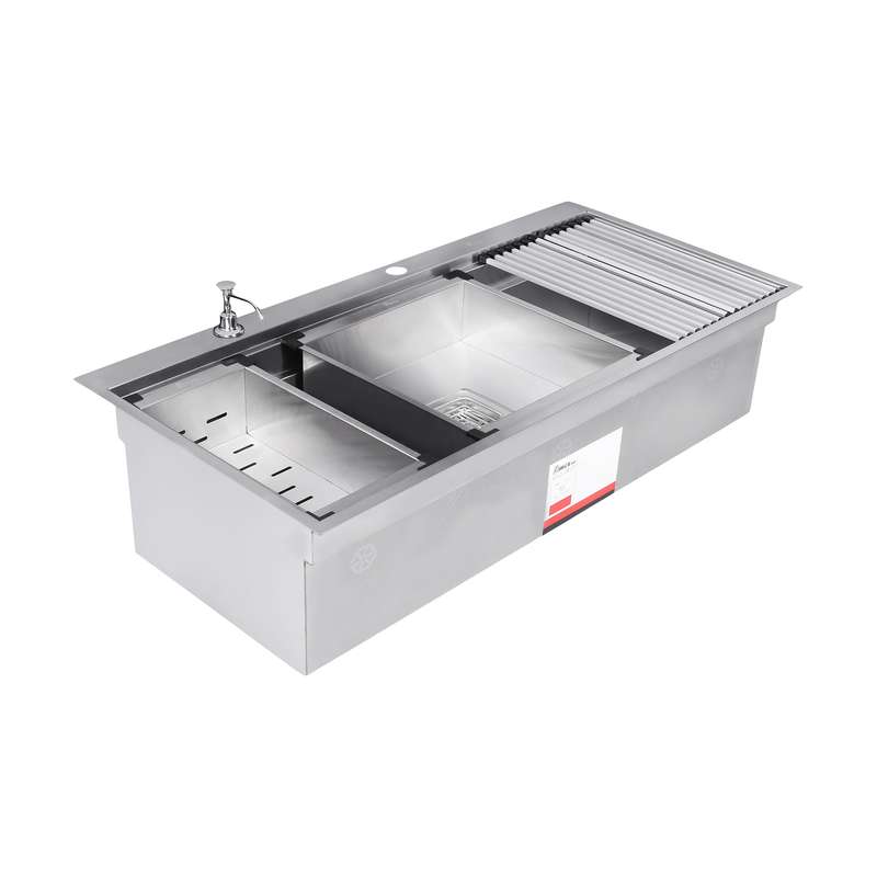 سینک ظرفشویی استیل بیمکث مدل 774 توکار