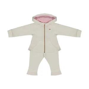 ست سویشرت و شلوار نوزادی دخترانه امپریو آرمانی مدل 6ZEV023J29Z-0138