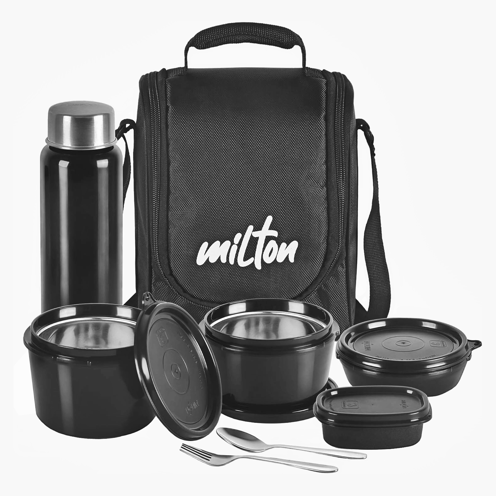 مجموعه ظروف سفری میلتون مدل Pro Lunch Tiffin مجموعه 8 عددی