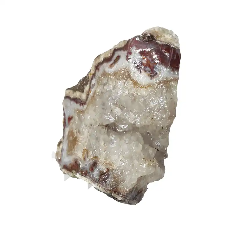 سنگ راف کوارتز مدل حاشیه عقیق شجر کد C30641