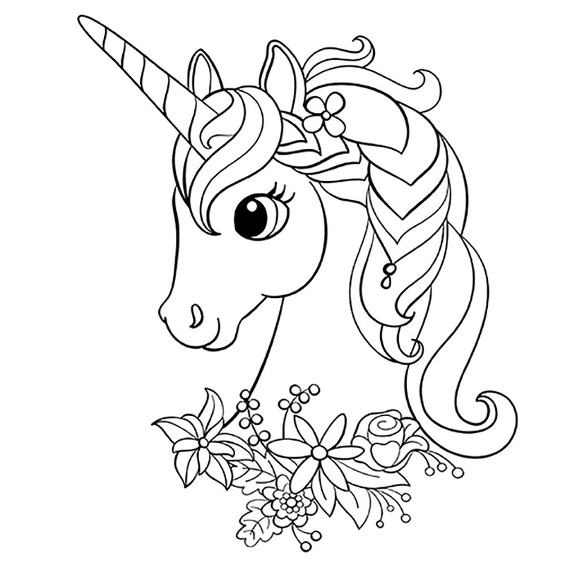 دفتر رنگ آمیزی مدل best unicorn کد 001