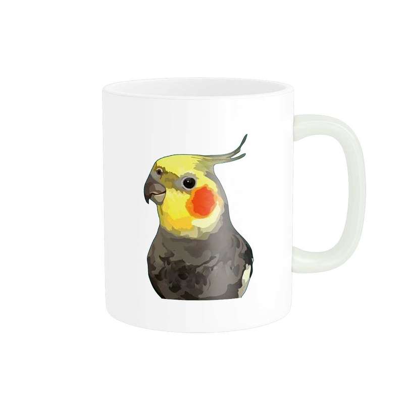 ماگ پاد آفرین مدل طوطی عروس هلندی کد 4478