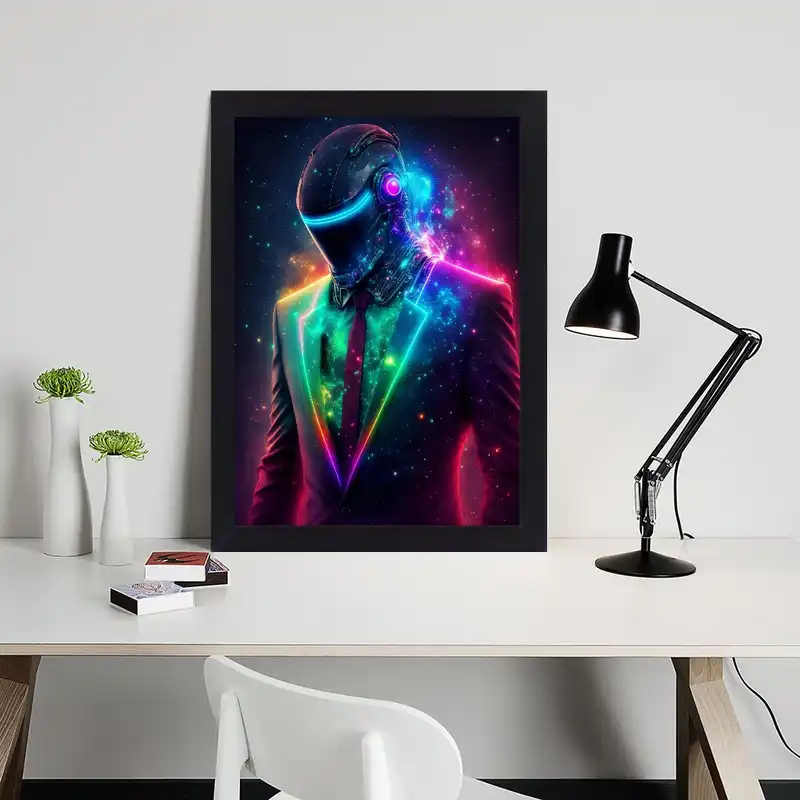 تابلو نوری گیم دکور طرح گیمر مدل game12