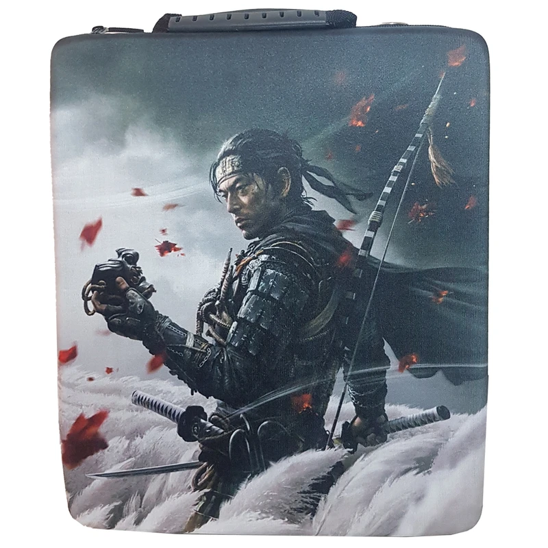  کیف حمل پلی استیشن 4 اسلیم و پرو طرح ghost of tsushima کد 72