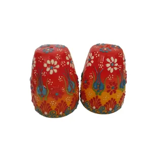   نمکدان میناکاری مدل نقش برجسته کد 2007 بسته 2 عددی