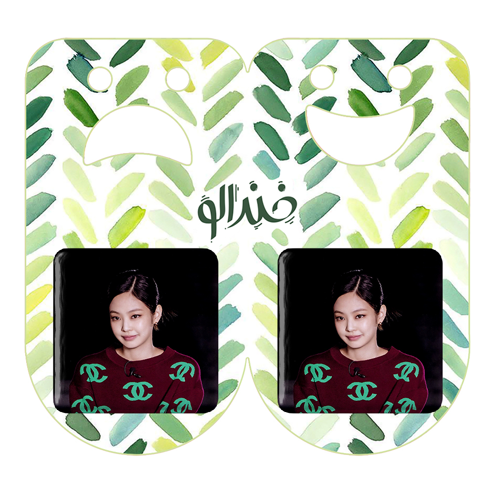 پیکسل خندالو مدل جنی بلک پینک کد 14098 به همراه مگنت