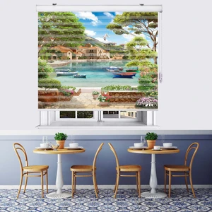 پرده زبرا زیو مدل L5008 سایز 200x280 سانتی متر