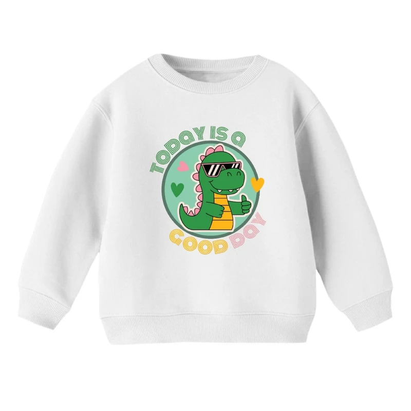 سویشرت بچگانه مدل دایناسور کارتونی  