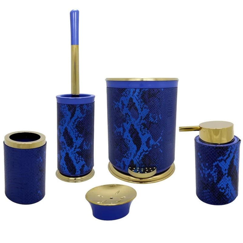 ست سرویس بهداشتی 5 تکه مدل چرمی