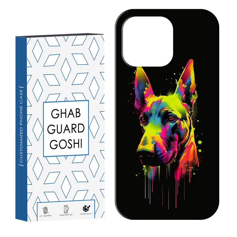 کاور قاب گارد گوشی طرح سگ کد Dimo-360 مناسب برای گوشی موبایل اپل  IPHONE 13 PRO MAX