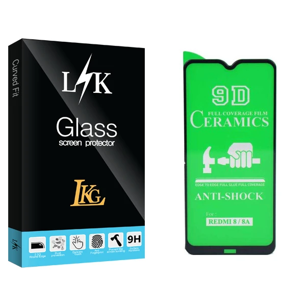 محافظ صفحه نمایش سرامیکی ال کا جی مدل LK Glass مناسب برای گوشی موبایل شیائومی REDMI 8/REDMI 8A