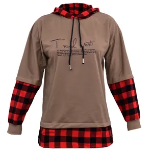 هودی زنانه کد TRN010-GHR