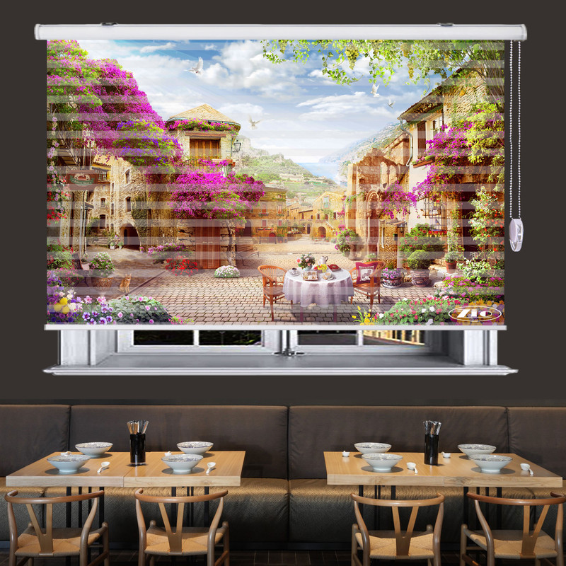  پرده زبرا زیو مدل L5074 سایز 200x150 سانتی متر