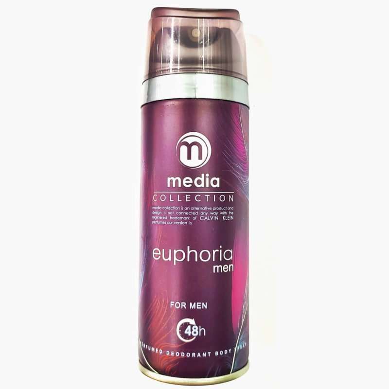 اسپری خوشبو کننده بدن مردانه مدیا مدل Euphoria حجم 200 میلی لیتر