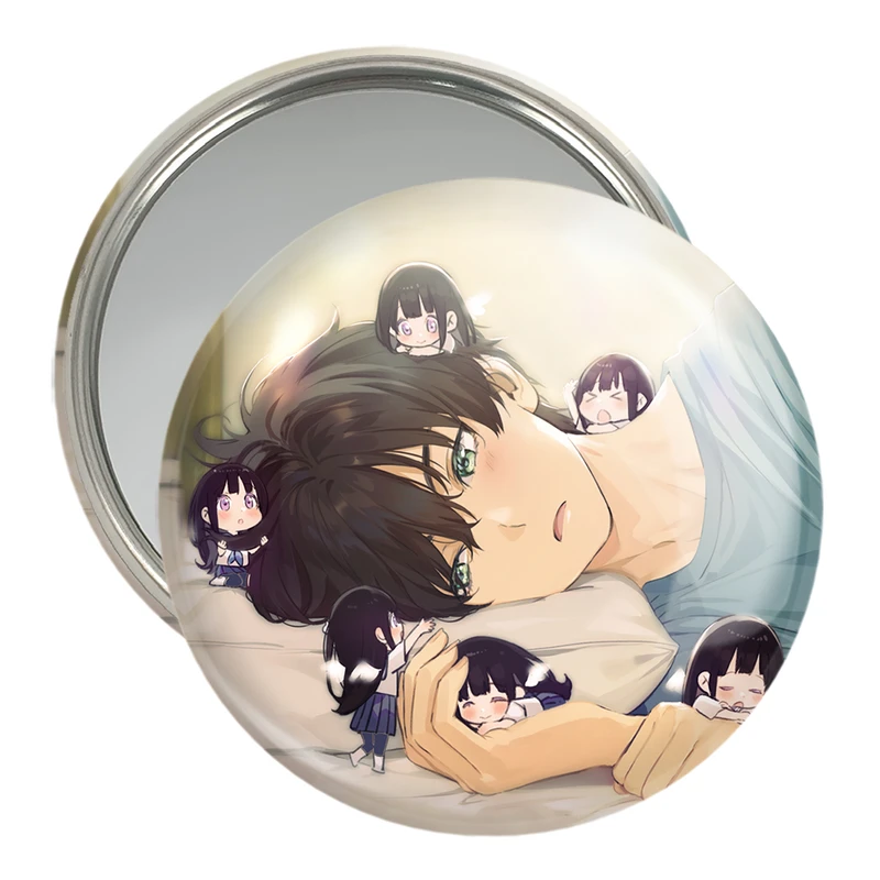 آینه جیبی خندالو مدل اورکی انیمه هیوکا Hyouka  کد 17091