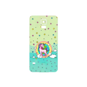MAHOOT Rainbow unicorn adventure Cover Sticker for Samsung Galaxy S5