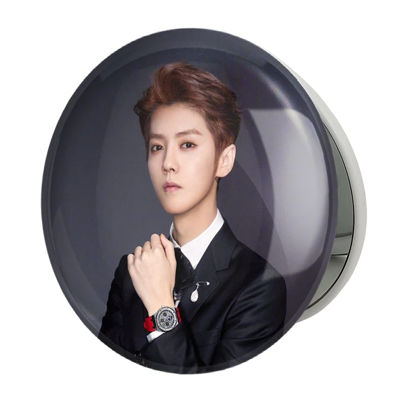 آینه جیبی خندالو طرح لوهان گروه اکسو EXO مدل تاشو کد 13531 