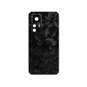 MAHOOT Black-Wildflower Cover Sticker for Xiaomi 12T Pro
