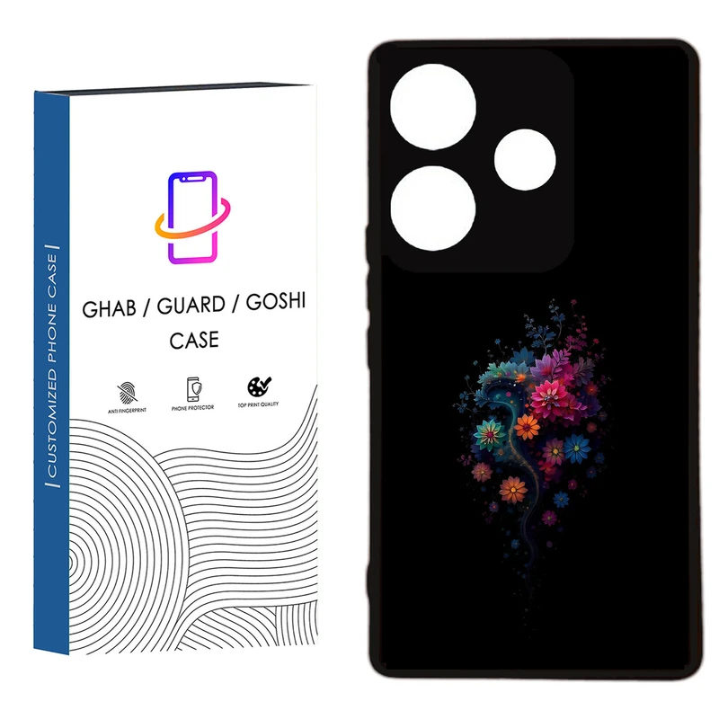 کاور قاب گارد گوشی طرح دخترانه کد 58 - TPU مناسب برای گوشی موبایل  شیائومی  Redmi 13