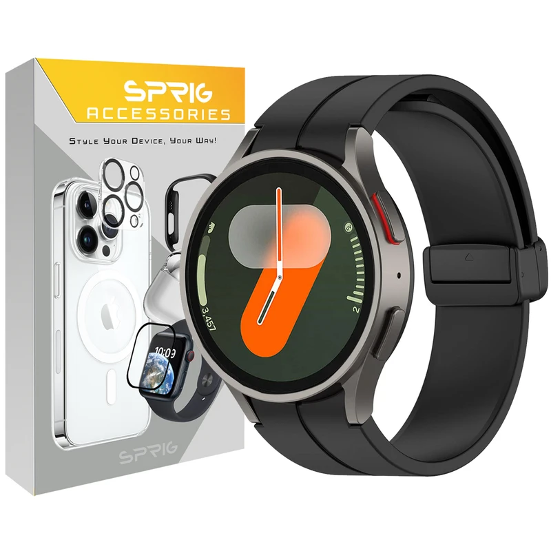 بند اسپریگ مدل Magnetic ORG مناسب برای ساعت هوشمند سامسونگ Galaxy Watch 4/5/6/7/FE سایز 40/43/44/46/47 میلی متری