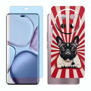 Glass Together model matte anti bluescreen protector suitable for Honor X9c mobile phone with back cover sticker