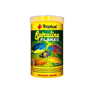 غذای ماهی اسپیرولینا تروپیکال مدل Spirulina Flakes وزن 50 گرم