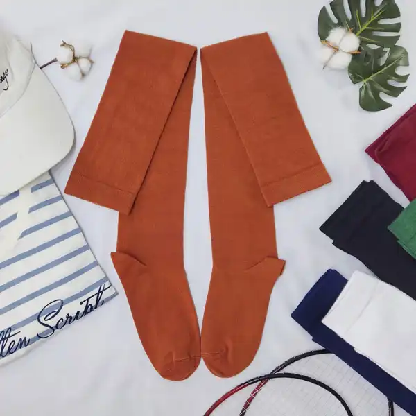 دامن زنانه ال سون مدل چین دار کد PH793 به همراه جوراب