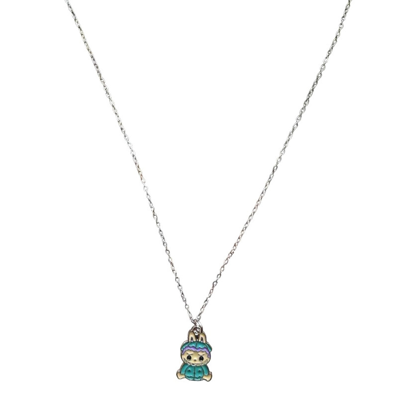 گردنبند دخترانه مدل لبوبو کد mn 15