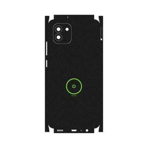 MAHOOT Minimal Power Button-FullSkin Cover Sticker for Samsung Galaxy A03