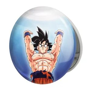 آینه جیبی خندالو طرح گوکو انیمه دراگون بال Dragon Ball مدل تاشو کد 12046 