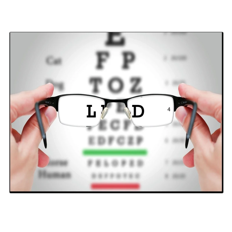 تابلو شاسی بکلیت طرح بینایی سنجی چارت اسنلن مدل SH-12527