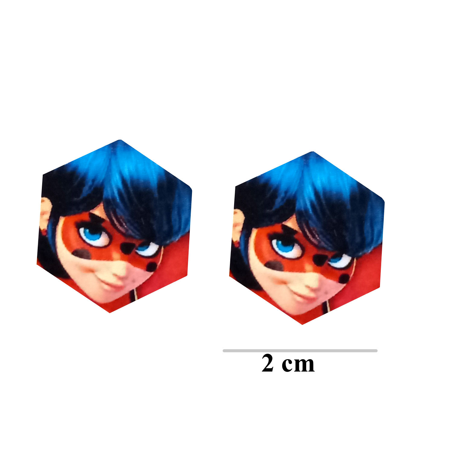 گوشواره دخترانه مدل کفشدوزکی کد 6ZELI-7123