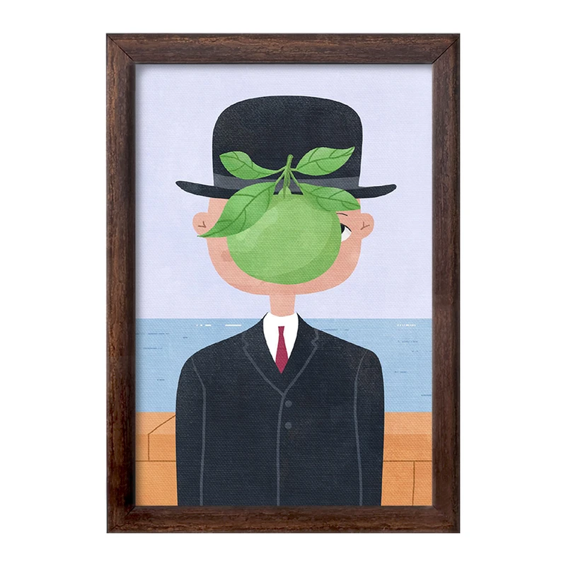 تابلو خندالو طرح پسر انسان  کد 23359