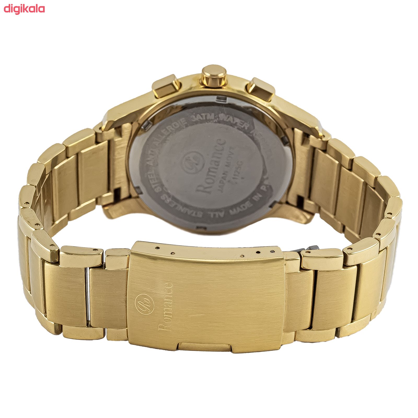 ست ساعت مچی عقربه ای زنانه و مردانه رومنس مدل 1125G
