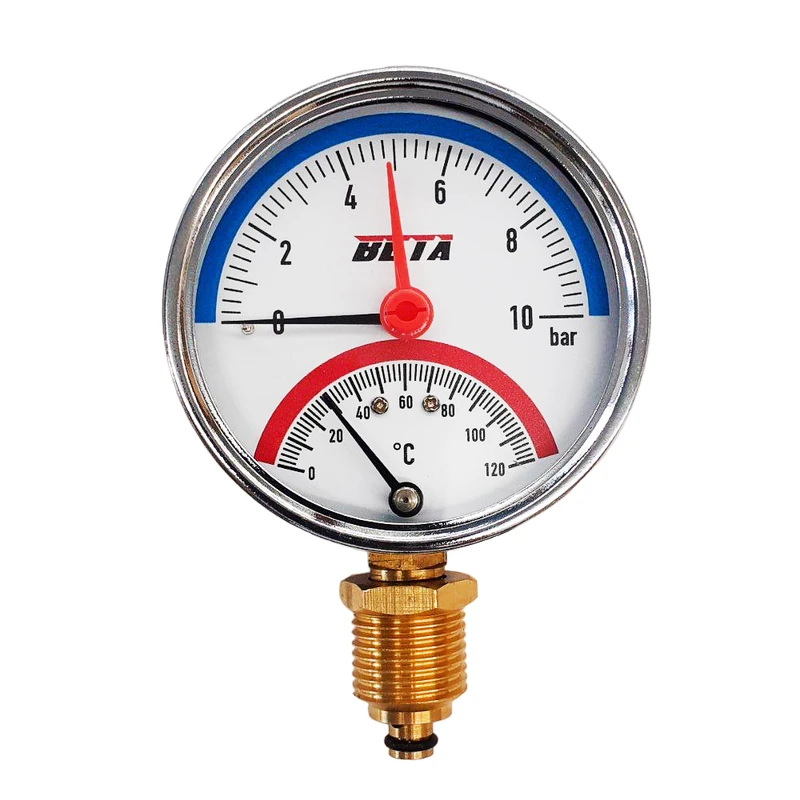  ترمومتر مانومتر بتا مدل 10bar-120C