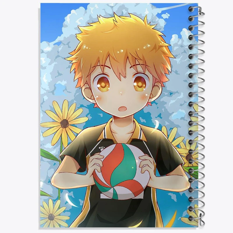 دفتر ژورنال نویسی 50 برگ خندالو مدل نقطه ای طرح هیناتا شویو انیمه آبشار سرنوشت هایکیو کاگیاما کد 11183