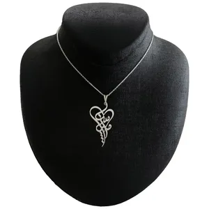 گردنبند نقره زنانه مدل مبینا کد A-46