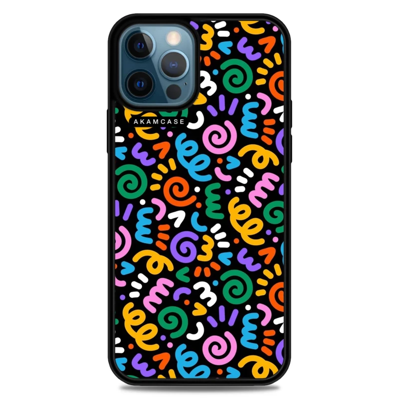 کاور آکام مدل AMC-WA12PROMAX-DOODLE13 مناسب برای گوشی موبایل اپل iPhone 12 Pro Max