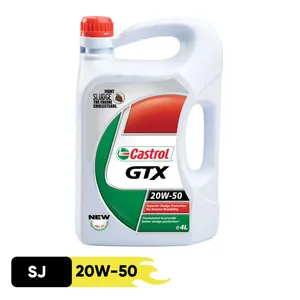 Castrol GTX  20W50 Car Engine Oil 4L 