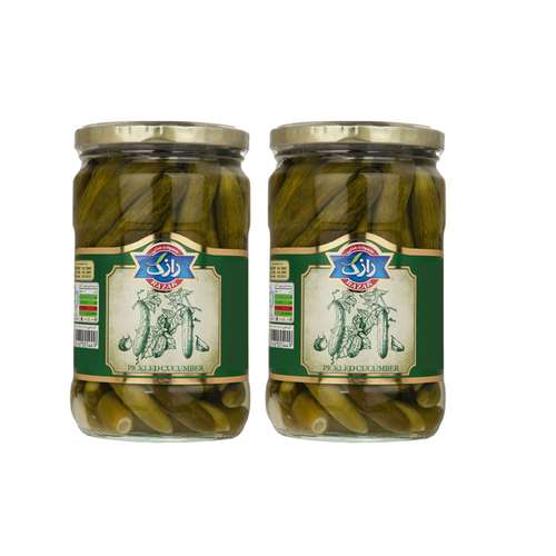 خیارشور ویژه رازک - 660 گرم بسته 2 عددی