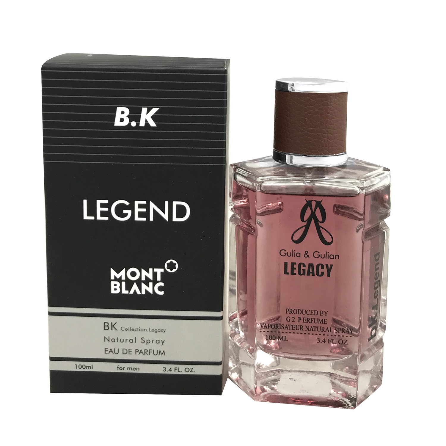 ادو پرفیوم مردانه بی کی مدل Mont Blanc Legend حجم ۱۰۰ میلی لیتر