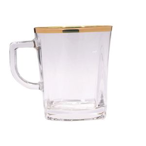 لیوان بلینک مکس مدل  68 لب طلایی  بسته 6 عددی