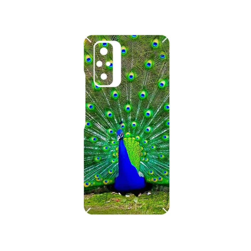برچسب پوششی ماهوت مدل Peacock مناسب برای گوشی موبایل شیائومی Redmi Note 10 Pro Max
