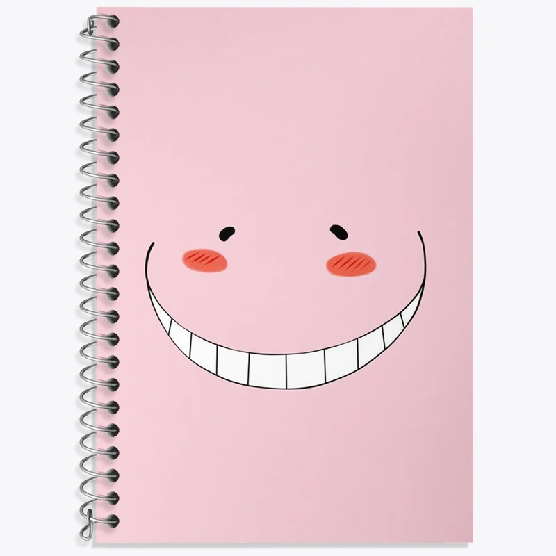 دفتر زبان 50 برگ خندالو مدل سه خط طرح کورو سنسی انیمه کلاس آدمکشی کد 32043