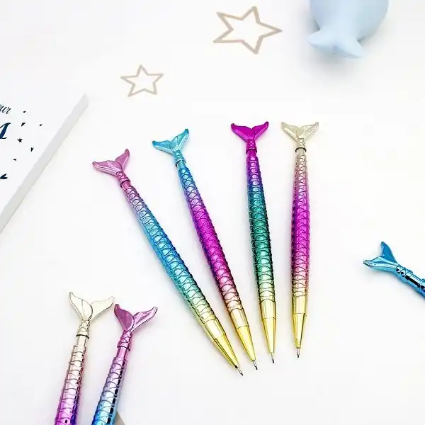 مداد نوکی 0.7 میلی متری طرح پری دریایی مدل مونترال بسته 4 عددی