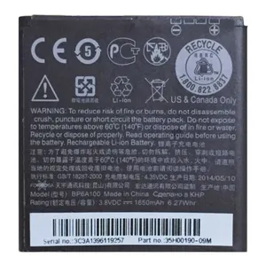 باتری موبایل مدل BP6A100 ظرفیت 1650 میلی آمپر ساعت مناسب برای گوشی موبایل اچ تی سی Desire 300