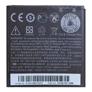 باتری موبایل مدل BP6A100 ظرفیت 1650 میلی آمپر ساعت مناسب برای گوشی موبایل اچ تی سی Desire 300