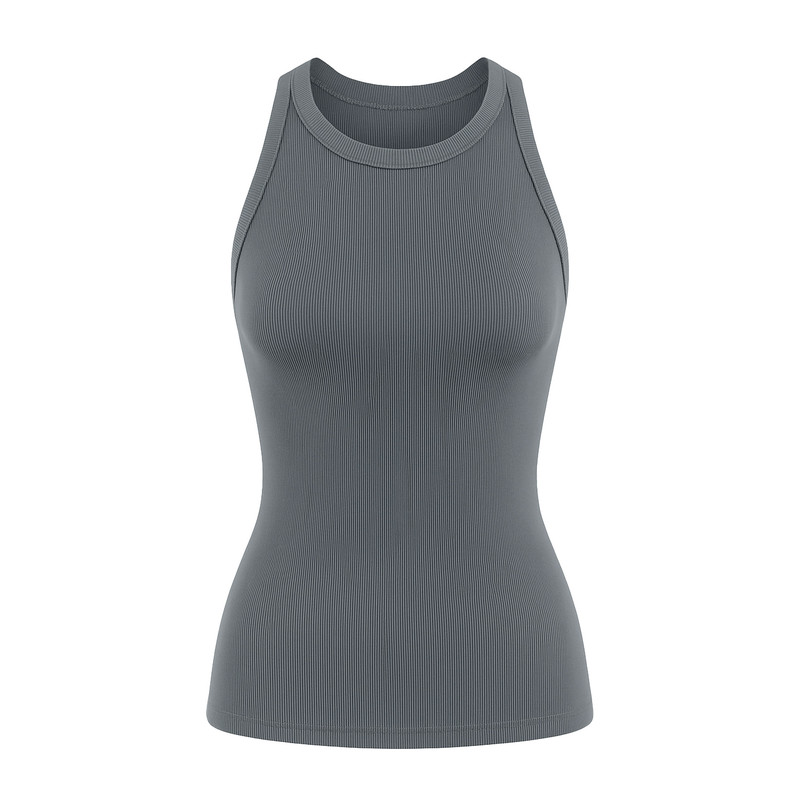 تاپ زنانه مدل کشی رنگ طوسی