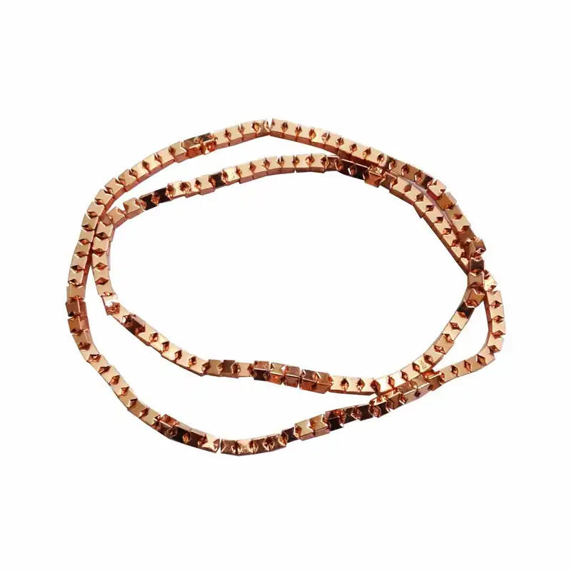 مهره دستبند مدل حدید چند وجهی کد MO-1008 مجموعه 40 عددی